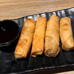 4 Egg Rolls.