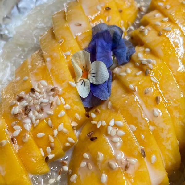Mango Sticky Rice (Seasonal).